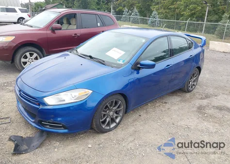 2013 Dodge Dart Aero из США, поврежденный, VIN 1C3CDFAH2DD306676